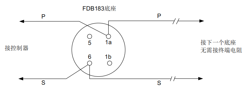 FDO183S点型光电感烟安徽探测器接线图